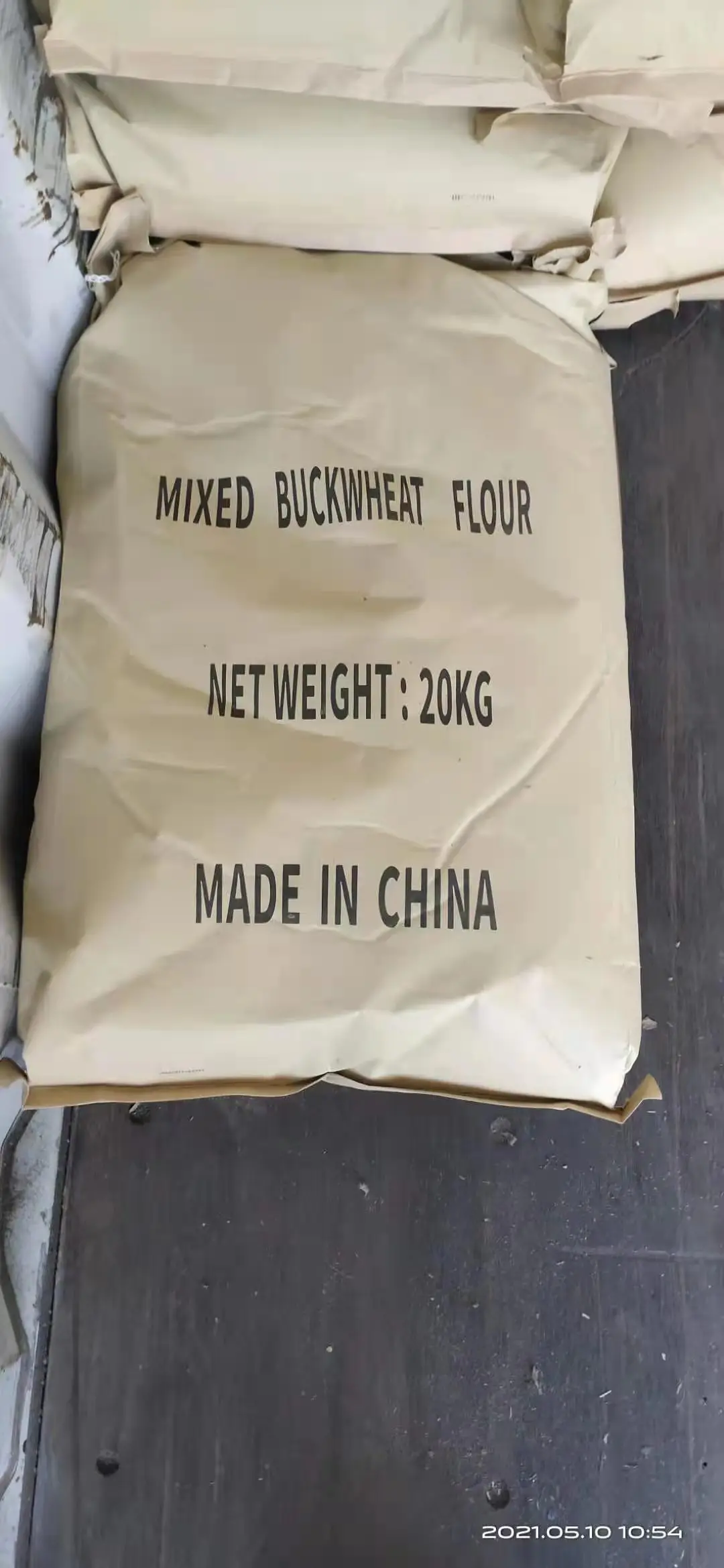 brown buckwheat flour roasted baked buckwheat powder 20kg bag