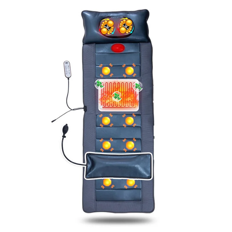 2022 OEM/ODM Good Price Skin Friendly Electric Foldable Massage Mat with Vibrating Funtion Body Massage Hot Compress