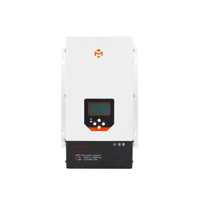 Lumiax 60A 12V 24V 48V mppt solar charge controller 200V max PV input for telecom communication base station