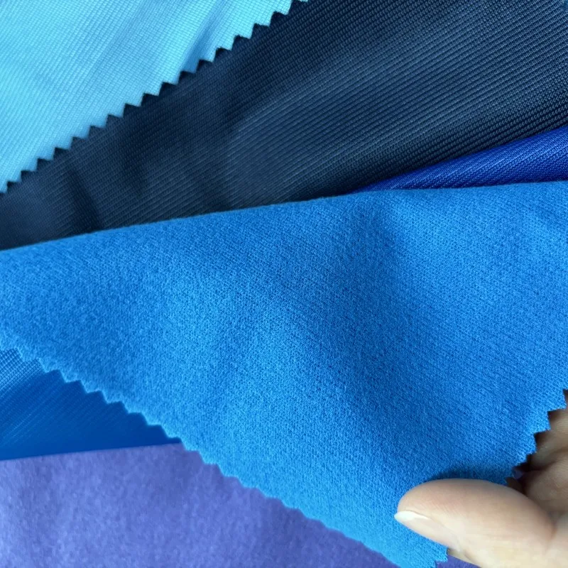 100% Polyester Tricot Velvet Fabric for lining of bag and clothes