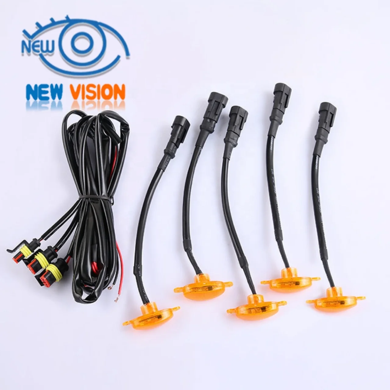 
Car Net Small Yellow Light Decorative Running Light LED Lamp Auto Lighting System 