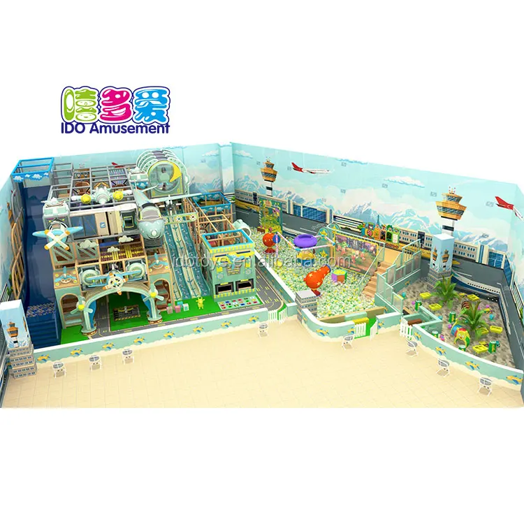 
Custom Made Performance Show Stage Theme Indoor Playground Dry Pool With Balls Soft Play Equipment Million Ball Pool Hot Sales 