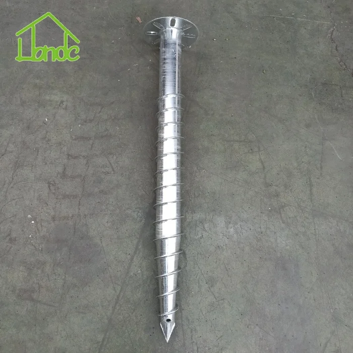 High Quality Flag Pole Helical Ground Screw Anchor
