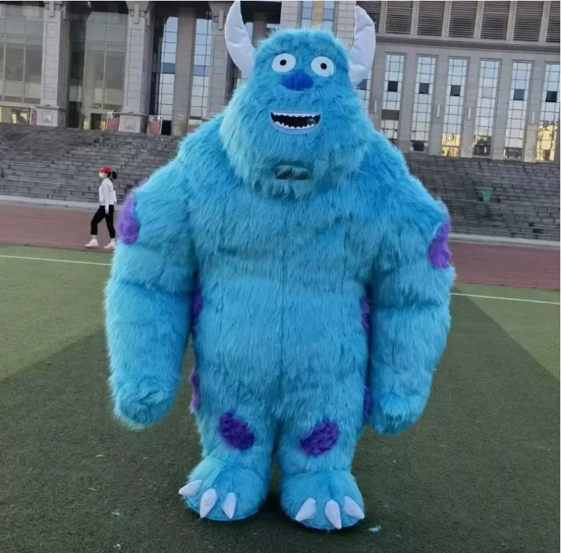 MOQ1 Realistic Cartoon Character Playing Movable Adult Gorilla Panda Monster Mascot Costume