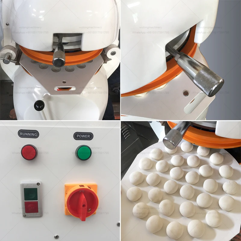 Bakery Used Automatic Dough Divider Rounder For Dough Ball Making Machine And Dough Cutting Machine
