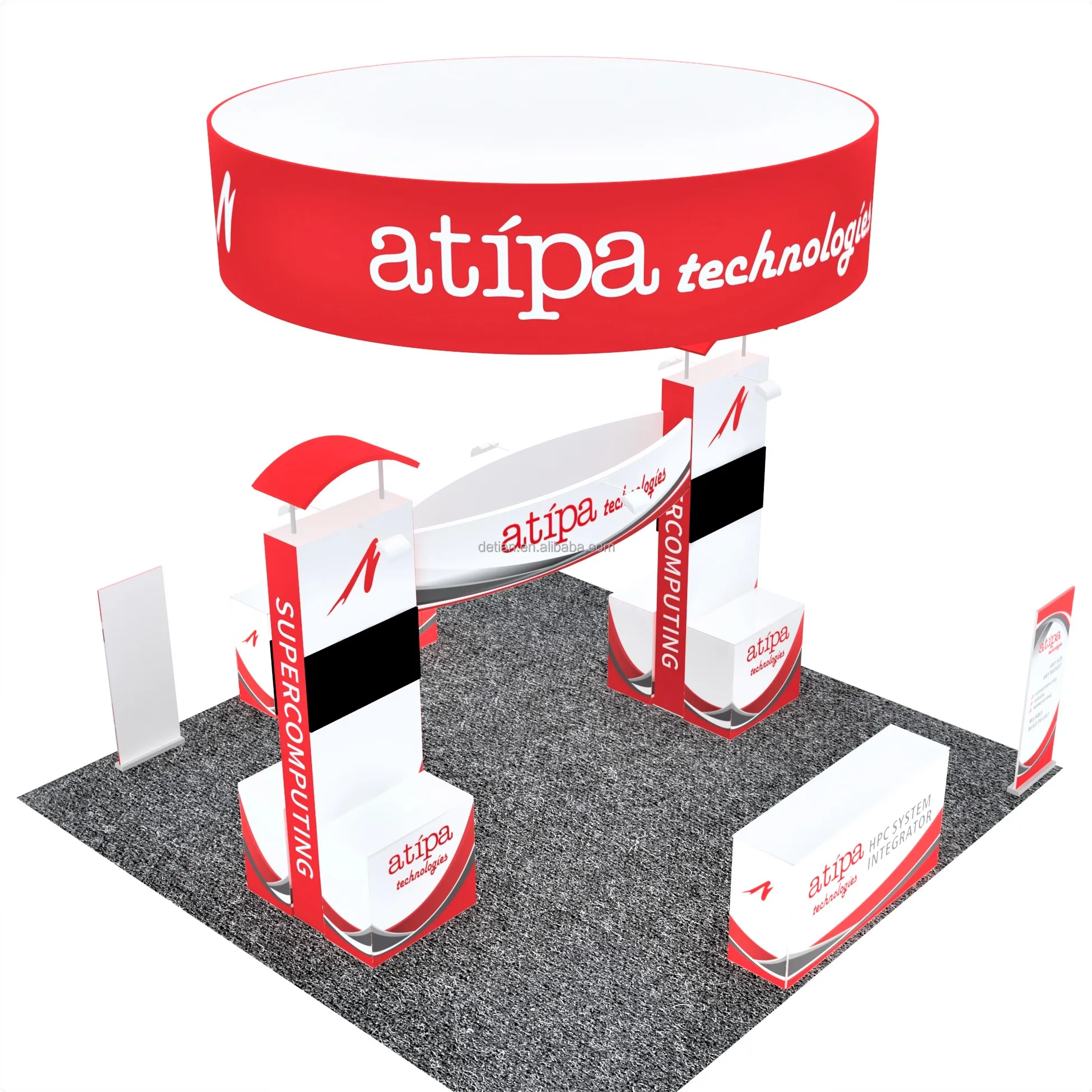 20-20 быстрая сборка выставочная стенд портативная рамка для труб