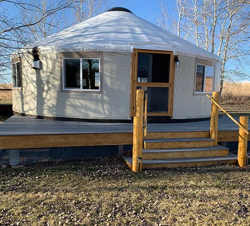Luxury Mongolian Yurt safari tent in Henan province