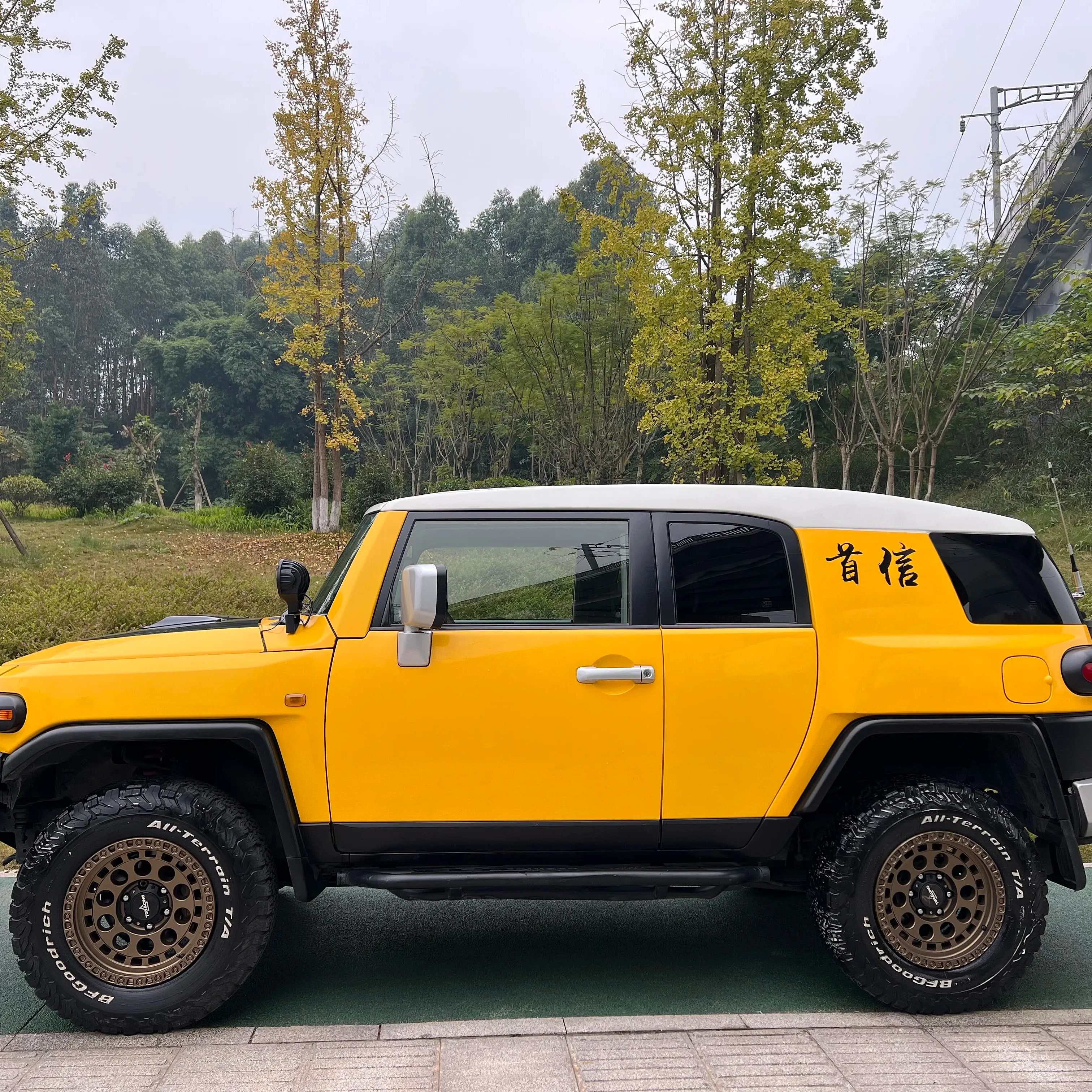 2010 внедорожник Toyota FJ Cruiser с высоким рабочим объемом 4 0 л электрический дизельный топливо автоматическая коробка передач слева