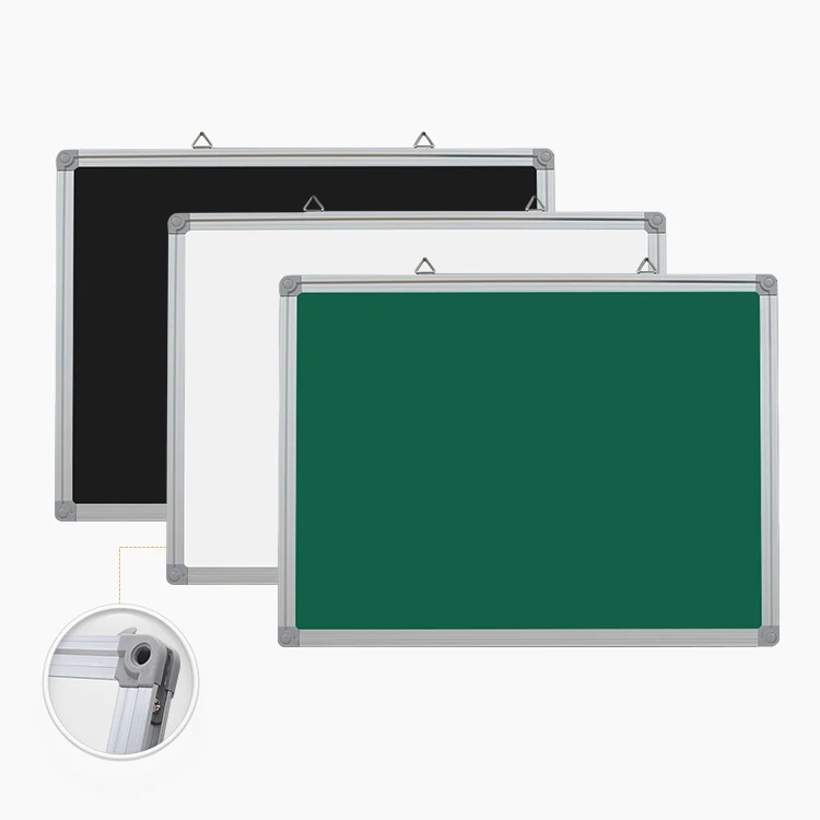 Magnetic Aluminum Frame Chalk Board Blackboard Green Board For Student Drawing Writing