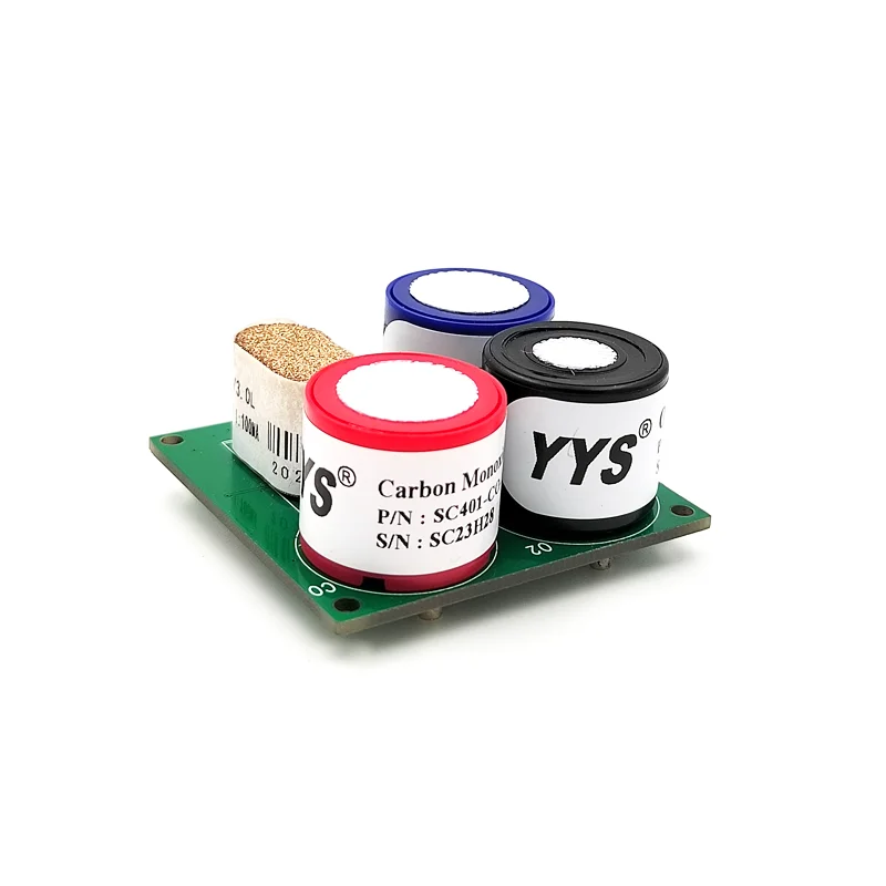 YYS RS45/UART Output Industrial  4IN1 Gas Sensor Module H2S O2 CO CH4 Gas Sensor Used For Mine Detector
