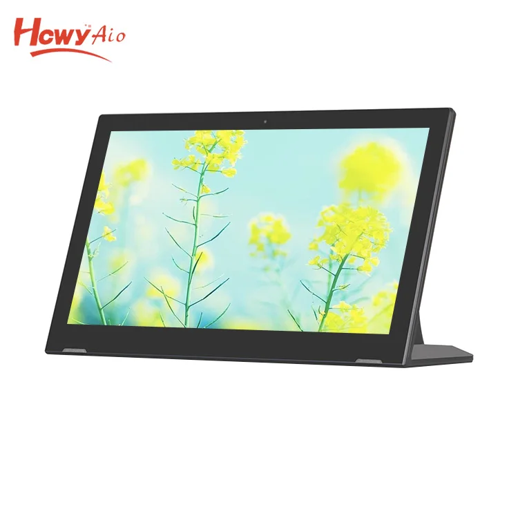 L Type Frame 15.6 inch Android Advertising Player Wifi USB Ethernet Tabletop Touch Screen Display