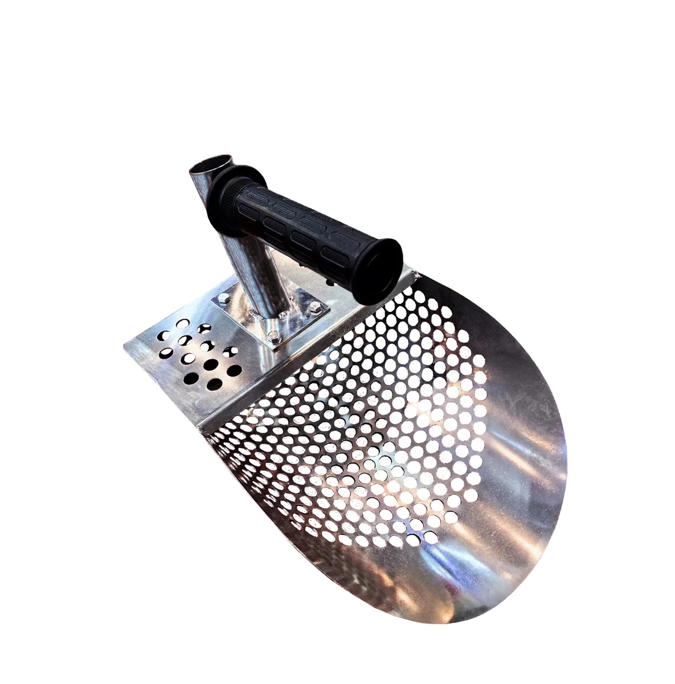 Sand Scoop for Metal Detecting, Heavy Duty Metal Detector Beach Finds Scoop, Stainless Steel Metal Detecting Tool Digging Shovel