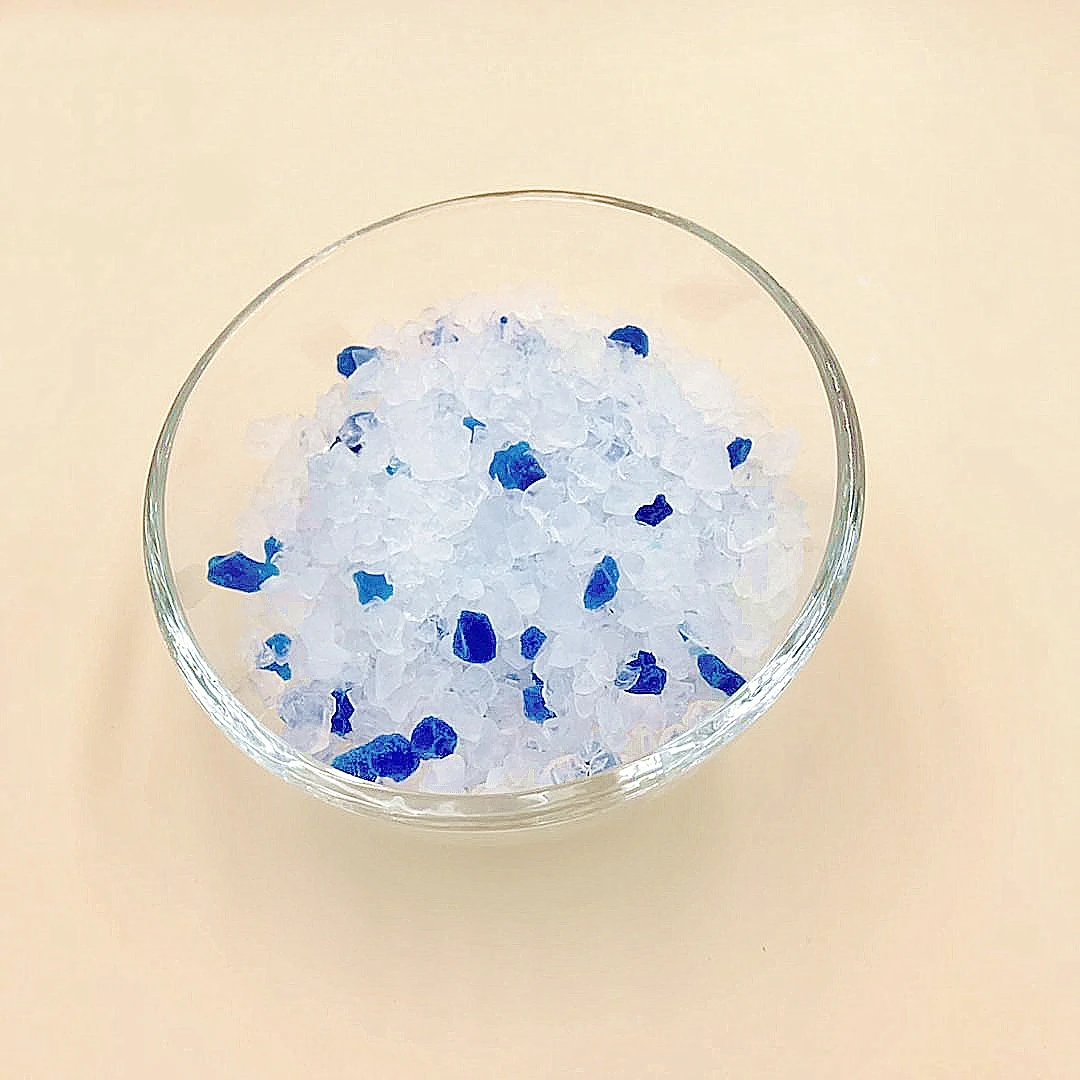 Plastic Bag Stocked Silica Gel Crystal Neo Clean Cat Litter White With 3% Blue Indicator
