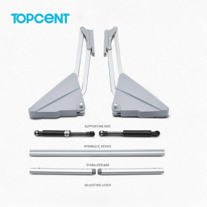 TOPCENT Hydraulic Kitchen Cabinet Support Supporting Cabinet Doors Kitchen Lift System Hydraulic Lift Up Flap Stayport