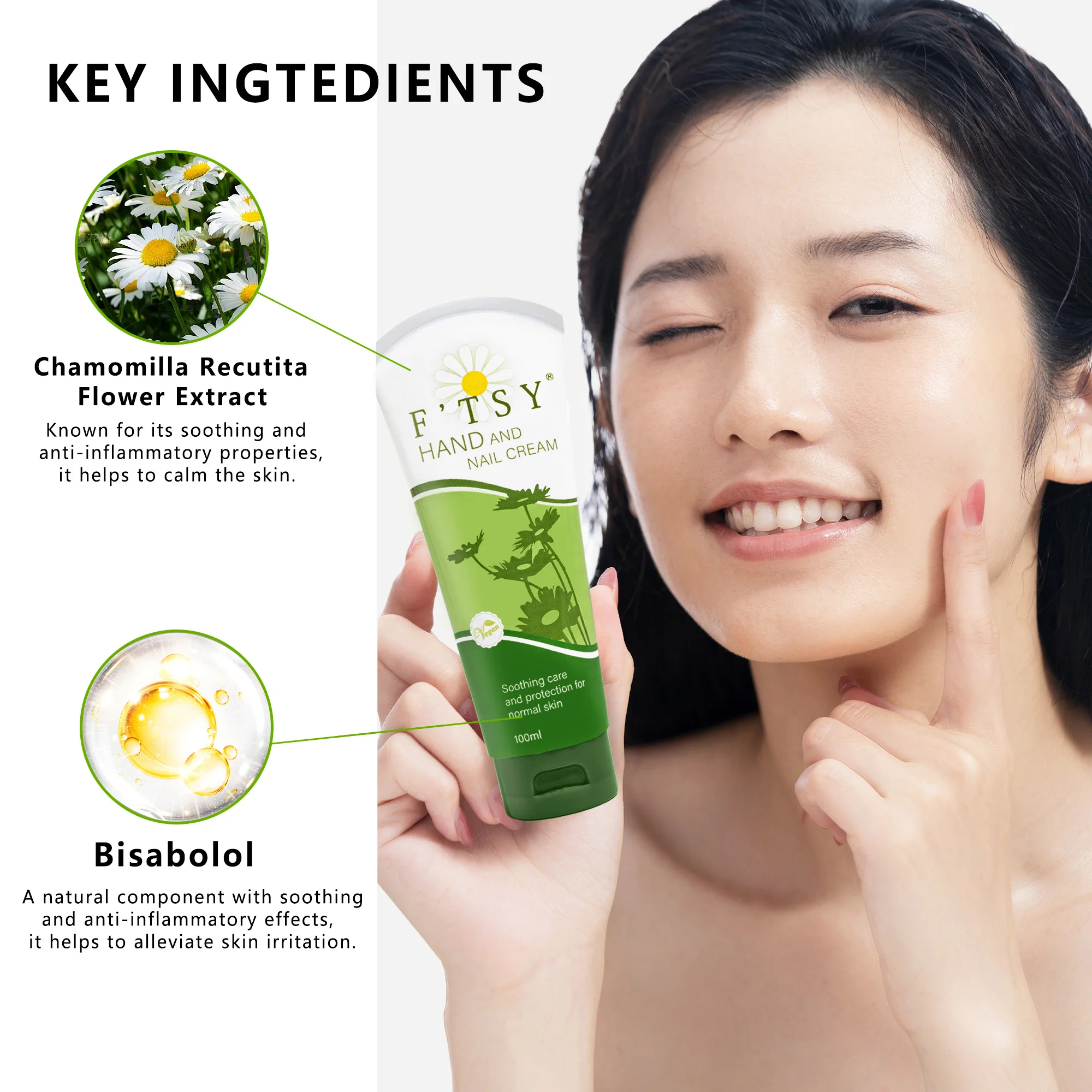 OEM/ODM Hydrating Hand Cream Women  Men Nourishes Protects Moisturizes Dry Hands & Nail Cream