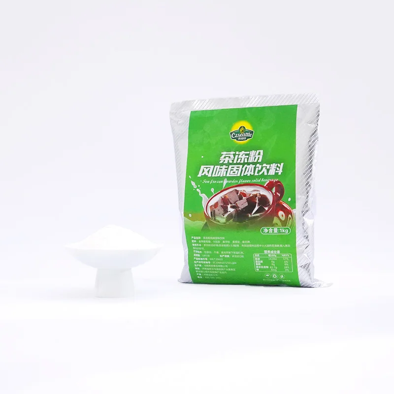 Manufacturers wholesale Czseattle High quality Tea jelly powder tea flavored grass jelly powder for bubble tea ingredients