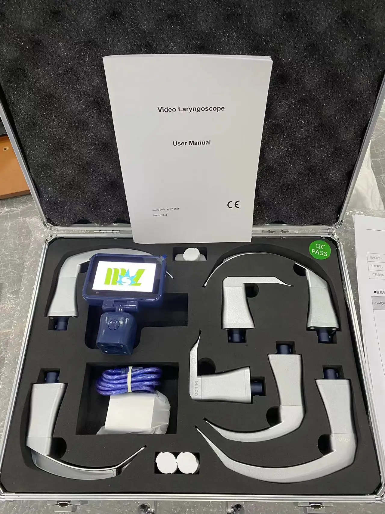 Производство портативных многоразовых/одноразовых видеоларингоскопов с повторно используемыми лезвиями