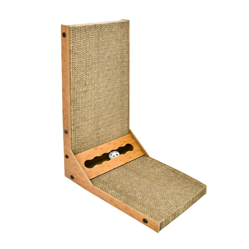 2022 New Arrival Vertical cat scratching post high quality Corrugated cardboard Cat Scratcher
