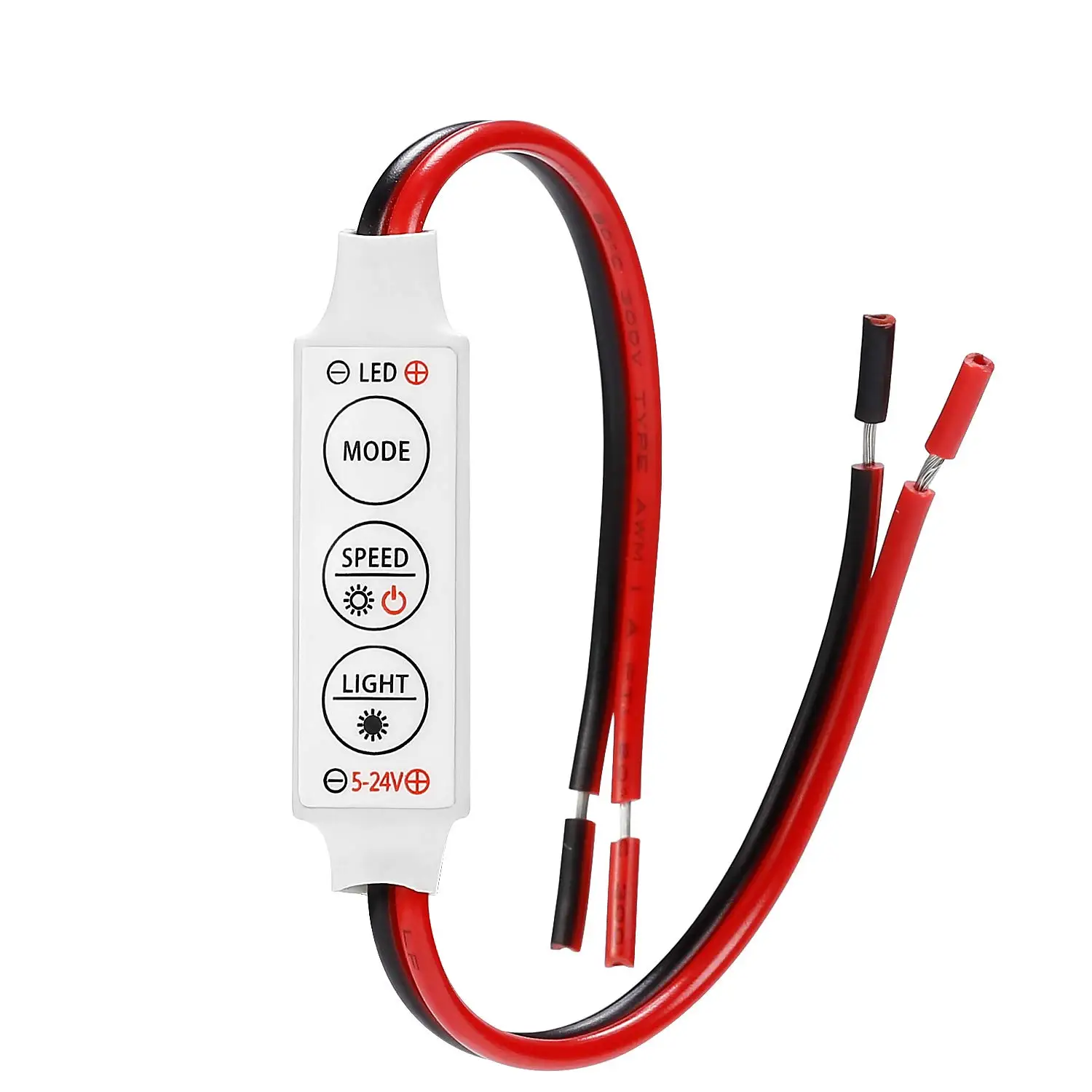 ESann 6A DC 12V 24V 3key мини одноцветный светодиодный диммер для светодиодных модулей и монохроматической световой ленты