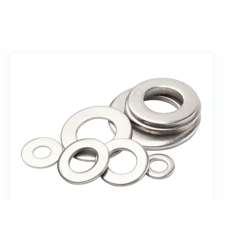 DIN125 SS 304 316 stainless steel Flat Washer m10 m12  m24 m35 m50 large flat round washer Plain Washer