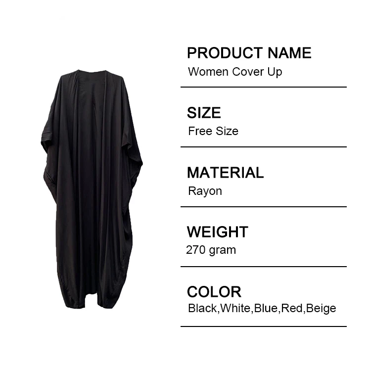 Cover Up Swimwear Rayon Solid Color Short Sleeves Printed Japanese Kimono