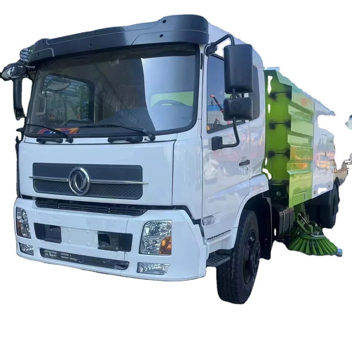 Dong Feng Multi Functional Wet And Dry Sweeper A Sanitation Sweeper High Pressure Cleaning Truck