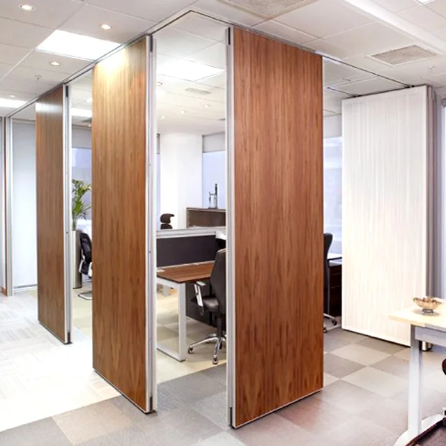 Sound Absorption Wall Panel Polyester Fiber acoustic board movable partition operable partition wall