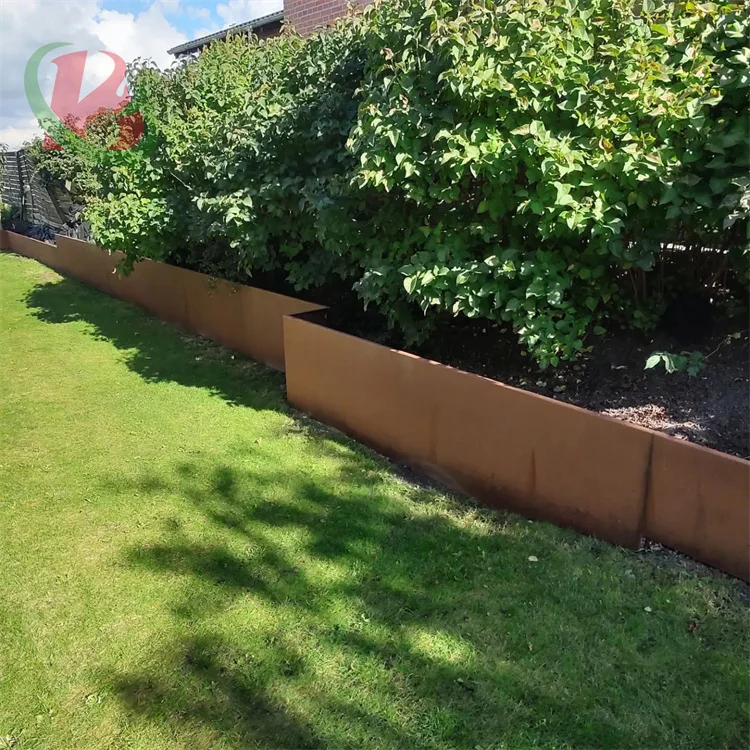 lawn garden edging landscape corten steel garden edging flower bed edging landscape