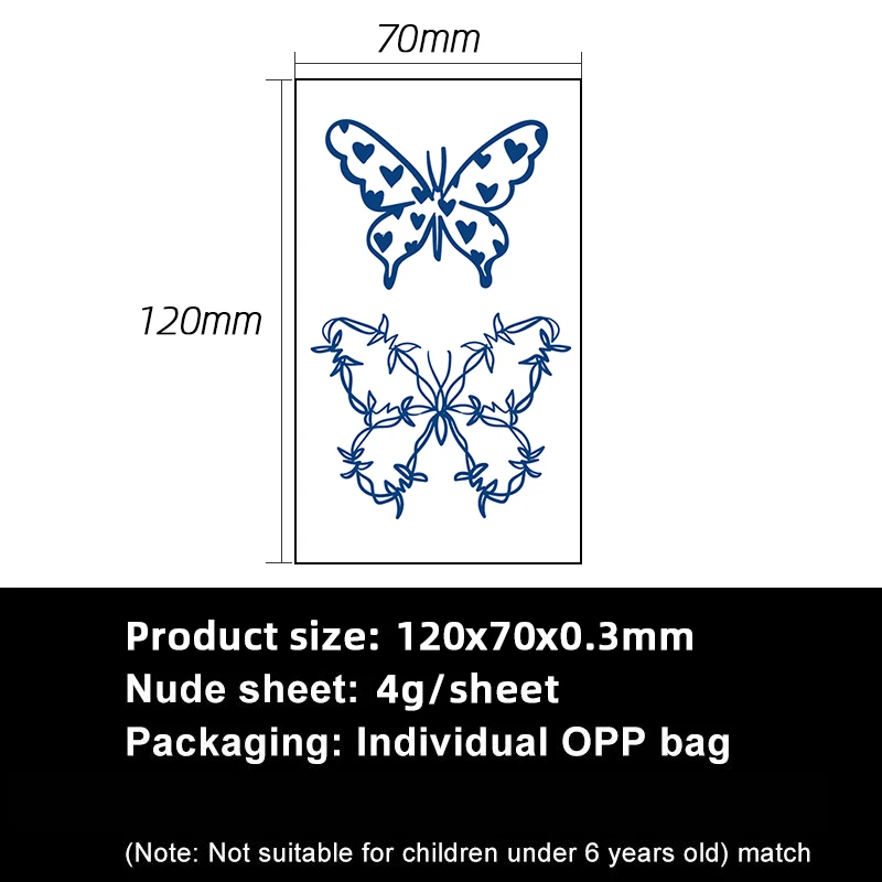Manufacturer buy custom Waterproof Tattoo Stickers Water Transfer Temporary Language Design Semi Permanent Tattoo for women