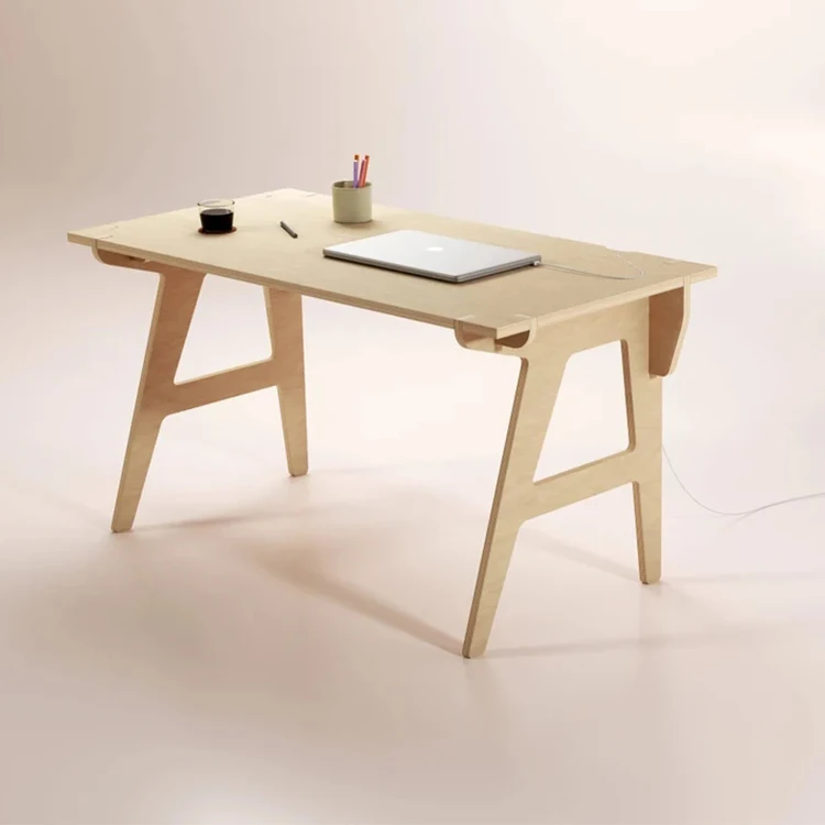 Plywood Table Computer Desk Home Desktop Computer Bedroom Wood Writing Desk Simple Student Study Office Small Desk