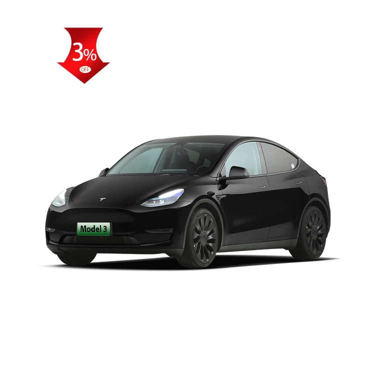 In Stock Tesla Model Y 3  Ev Car New Energy 2022 Rear-Wheel Drive 4-Door 5-Seat Sedan Black Electric Car