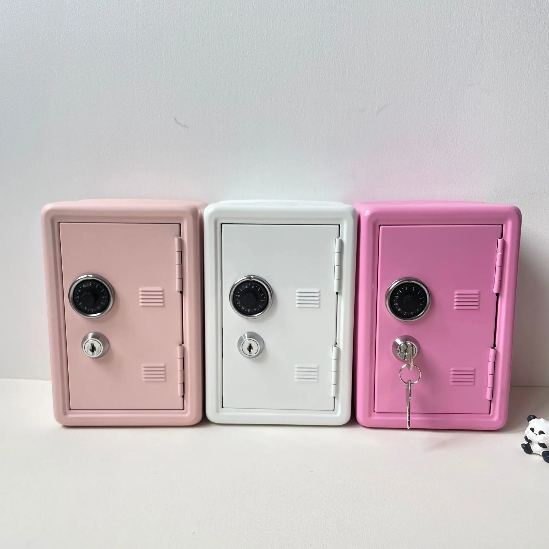 lock box safe with key mini size security safe box for money jewelry and valuables