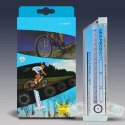 Best-selling Colorful Led Colorful Bike Wheels Light 3d Bicycle Spoke Led Lights Illuminate The Streets
