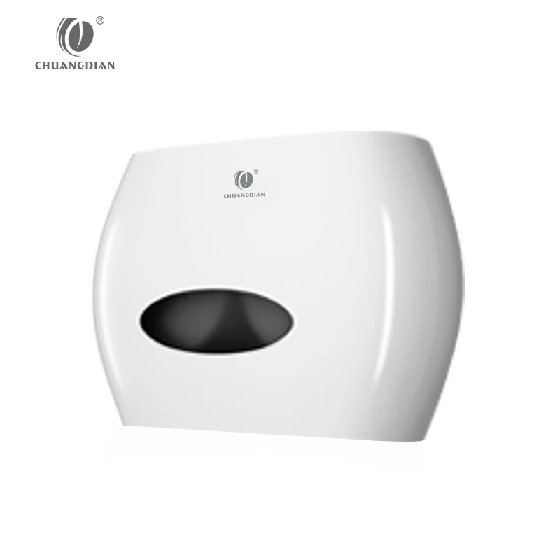 Chuangdian double jumbo roll paper towel dispenser large capacity twin toilet paper dispenser for bathroom restroom CD-8072