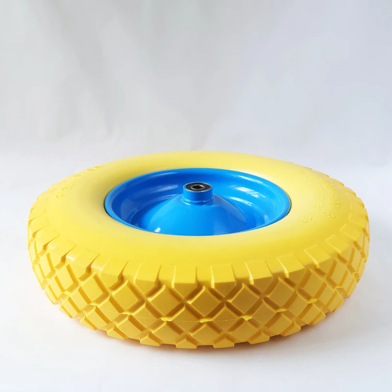 16 inch 4.00-8 Pu Foam Wheel Barrow Tire Wheelbarrow Wheel