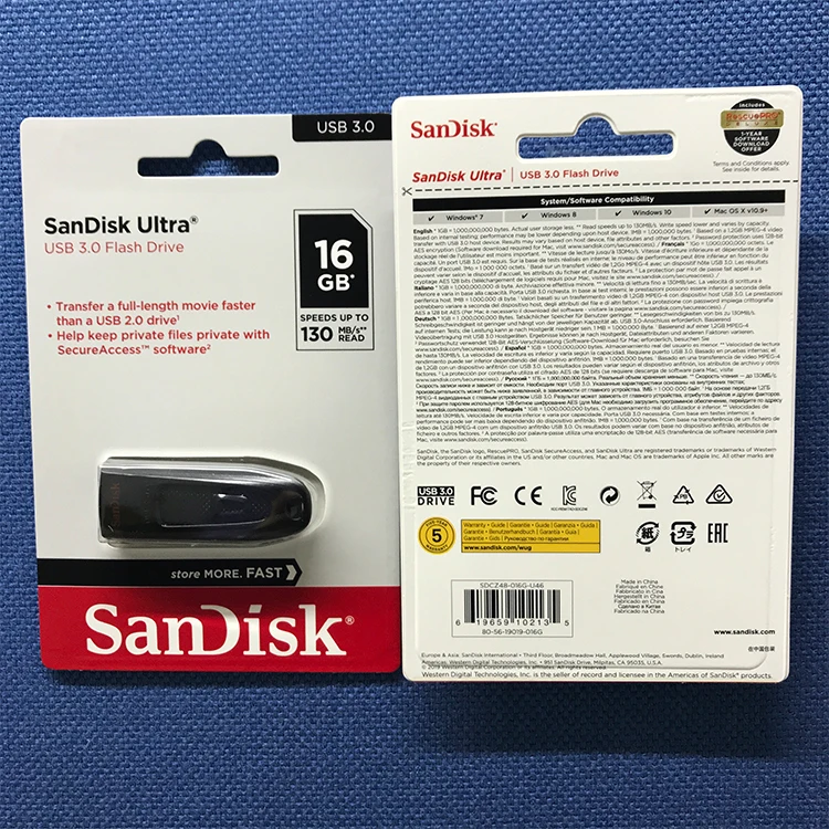  SDCZ48-016G-U46 ультра usb 3