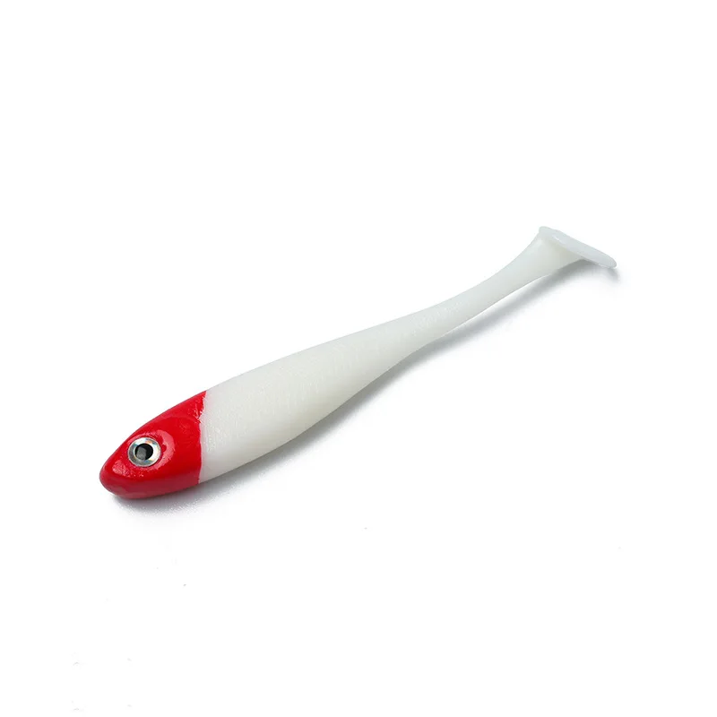 Factory Wholesale Plastic Lead Lure Head Jointed Fish Shad Catfish Soft Pvc Bait Rubber Fishing