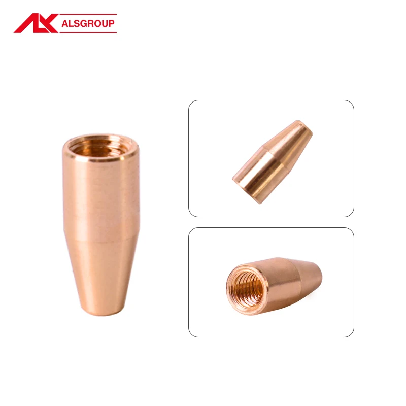 ALS cooper nozzle fiber laser cutting /welding machine consumable parts wire feed welding laser nozzle