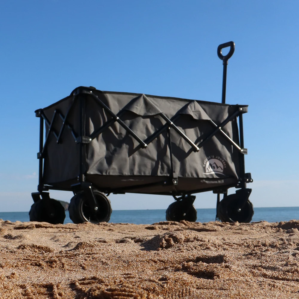 Портативный высококачественный уличный туристический садовый тележка на заказ складной вагон большой вагон тележка трейлер