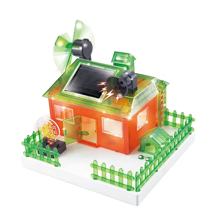 
2020 Most Popular Diy Solar Energy Concept House Toys For Kids 