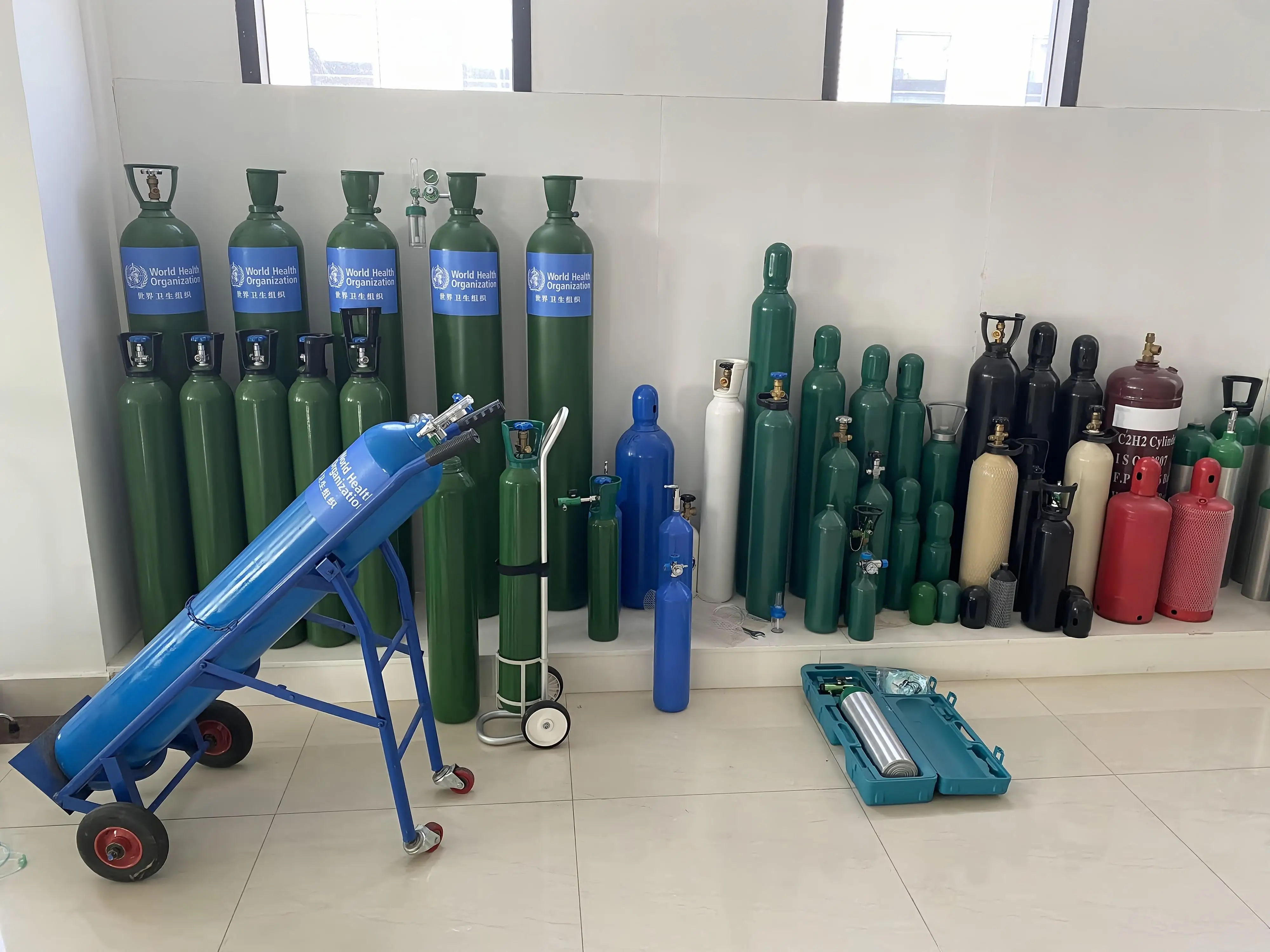 Hot Sale Oxygen/Nitrogen/Argon/Co2 Cylinders Steel Medical Gas Cylinder GB5099 Standard