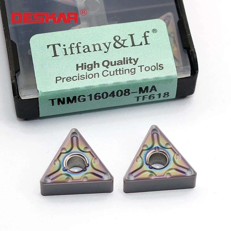 Tiffany & LF DESKAR токарный станок с ЧПУ резка острого закаленного стального лезвия TNMG160408-MA-TF618 индивидуальная поддержка OEM