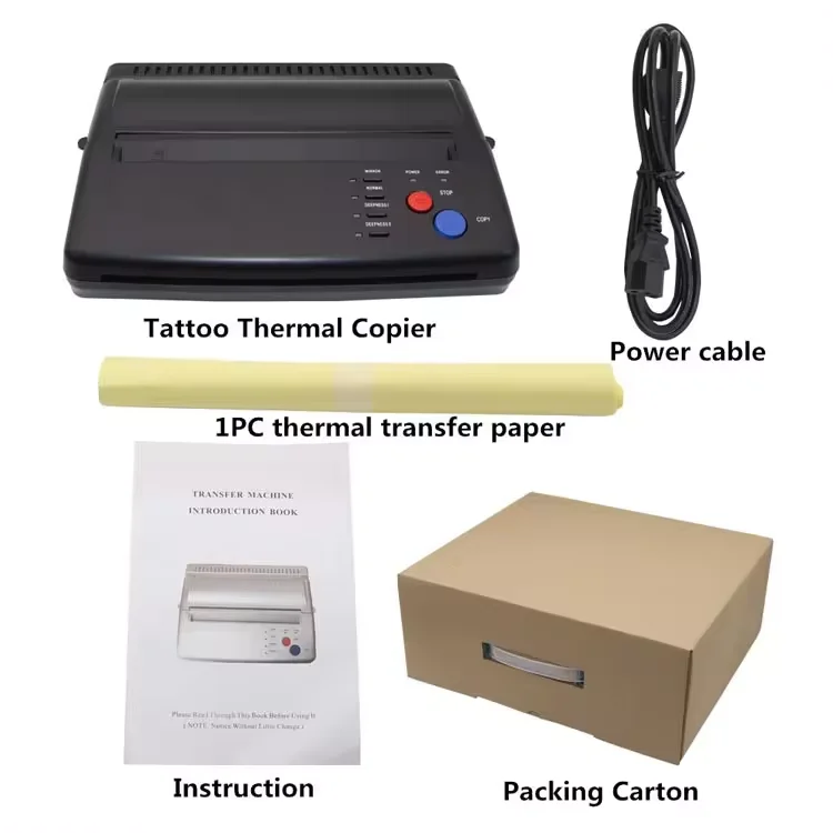Hadiyah Tattoo Thermal Transfer Copier Machine Stencil Flash Printer Tattoo Thermal Transfer Machine Mini Tattoo Thermal Copier