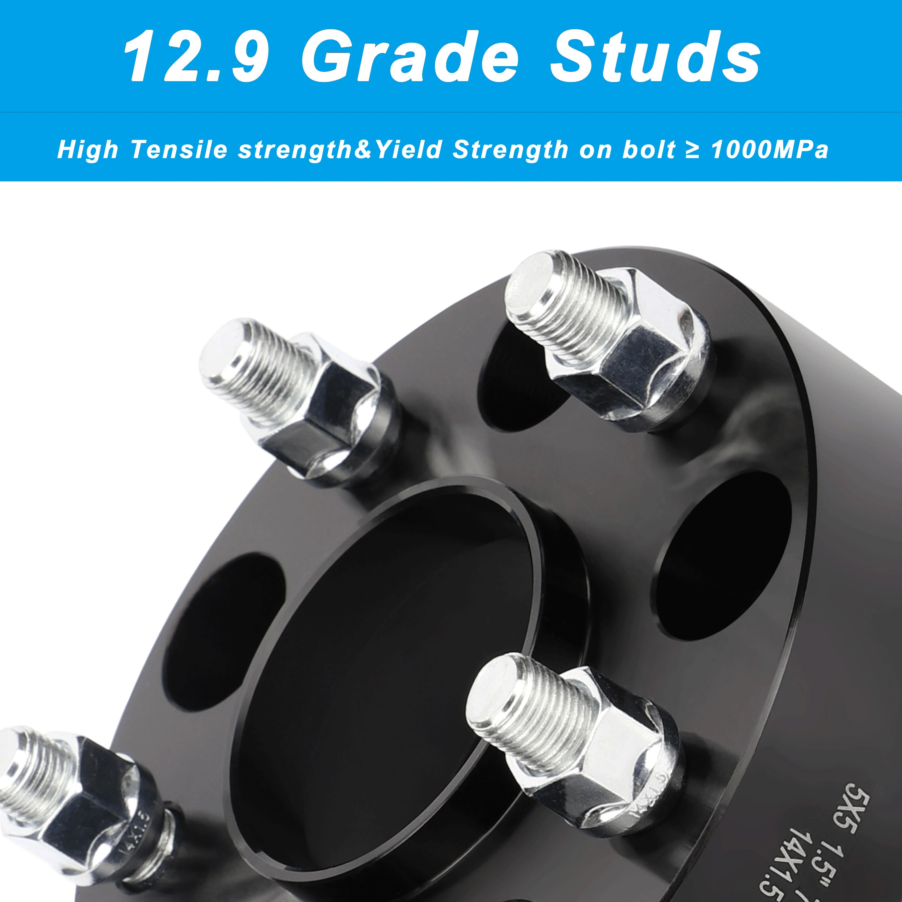 
Siming Factory Aluminum Alloy Car Hubcentric Adapter Studs Forged 5x127 Wheel Spacers 