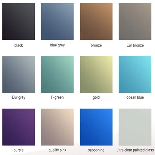 Wholesale two-way tinted mirror/colored mirror /glass mirror decoration glass manufacturing