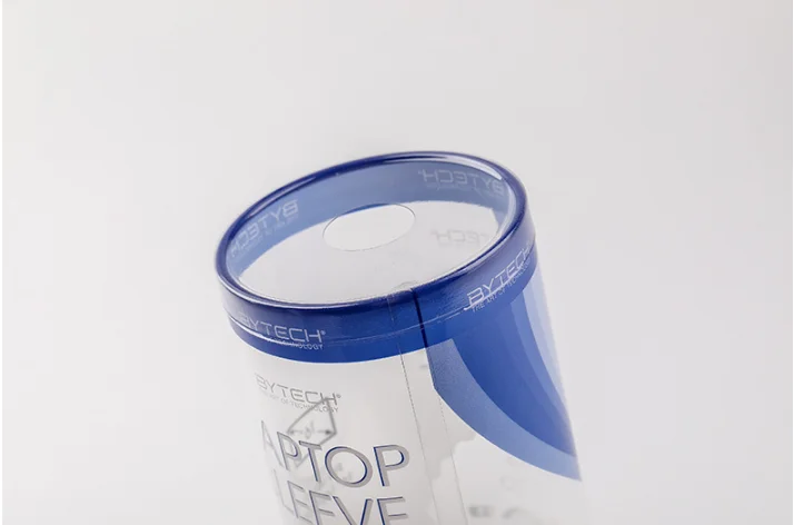 Custom tube box clear  cylinder box Plastic packaging