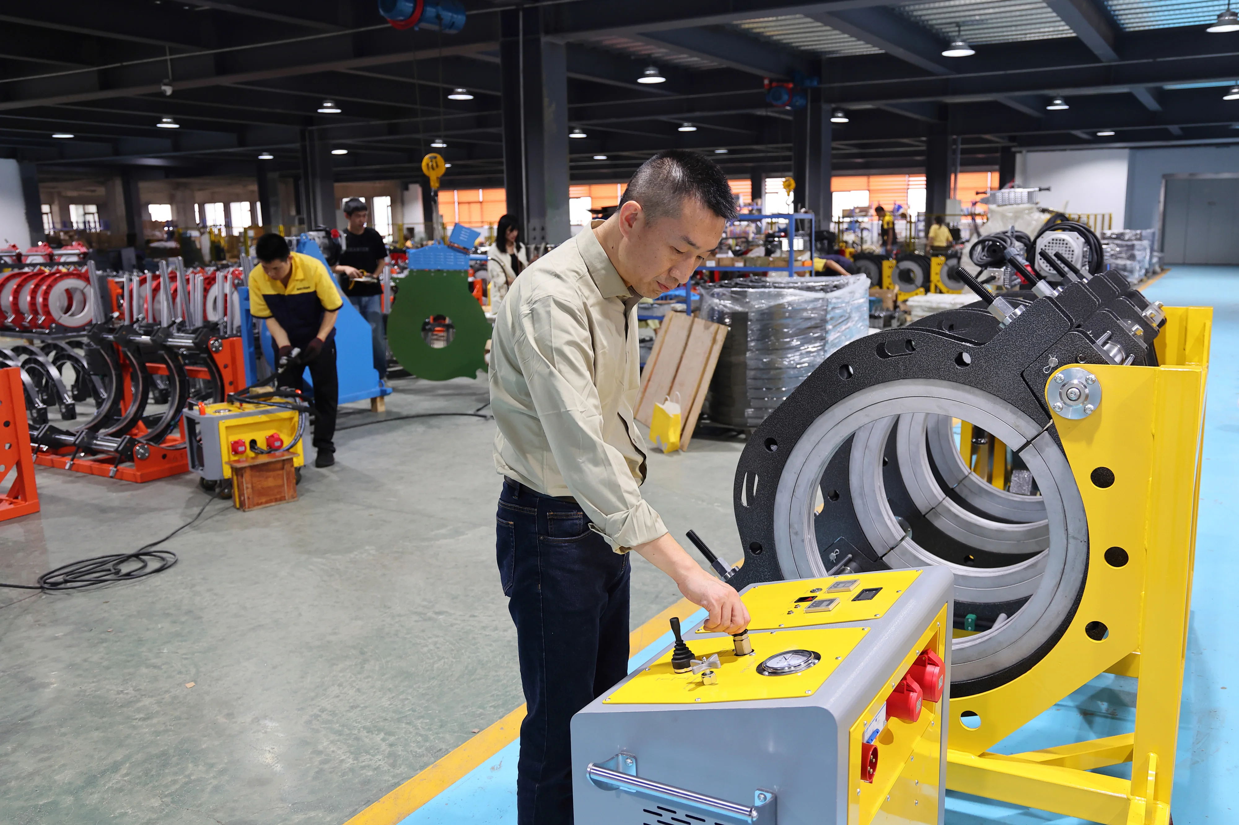 630-800mm HDPE PP hdpe butt fusion welding machine thermofusion polyfusion
