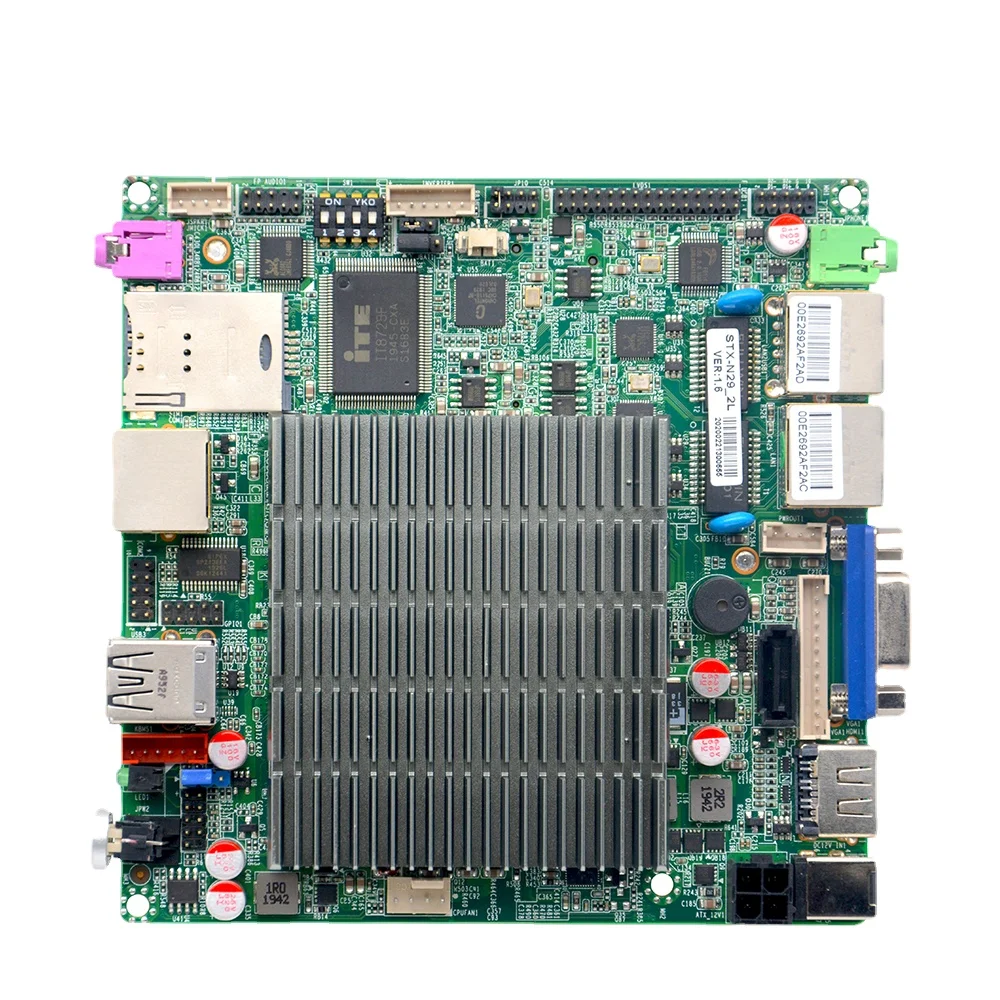 Промышленная материнская плата Mini itx с процессором Intel J1800 Встроенная Материнская NANO