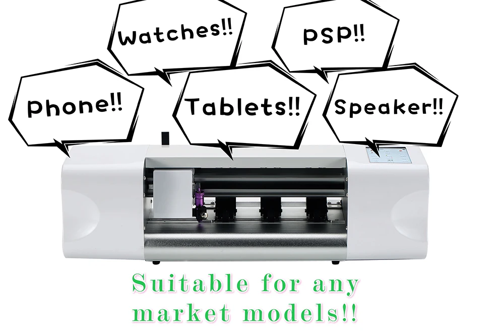 China low price products small tempered glass screen protector Built-in system cutting machine