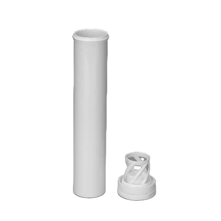 Фармацевтическая пластиковая бутылка для лекарств белая бутылка с откидной крышкой шипучие таблетки